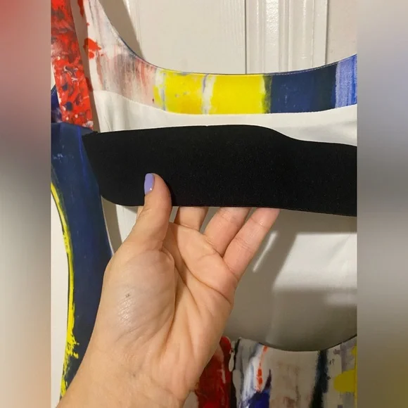 Milly Graffiti-print racerback sheath dress size M - Picture 7 of 11